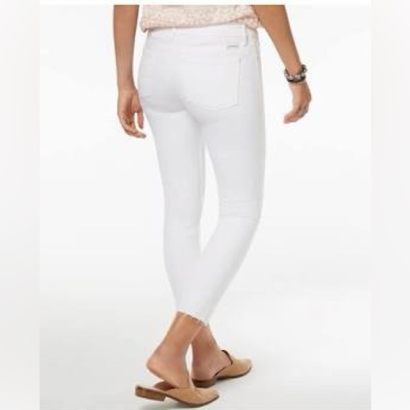 Lucky Brand Lolita Crop White Women's cuffed skinny Jeans stretchy 12 - Picture 2 of 12